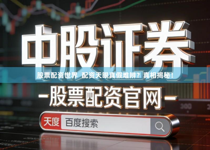 股票配资世界  配资天眼真假难辨？真相揭秘！
