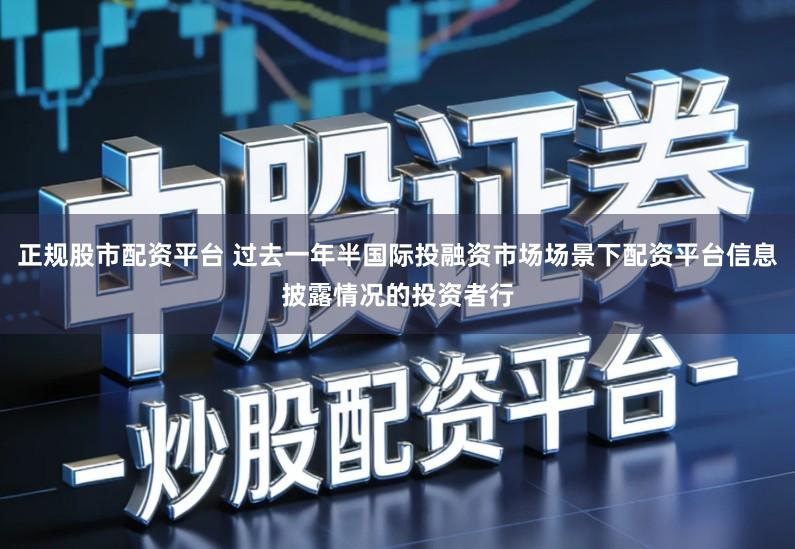正规股市配资平台 过去一年半国际投融资市场场景下配资平台信息披露情况的投资者行