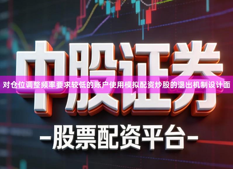 对仓位调整频率要求较低的账户使用模拟配资炒股的退出机制设计面